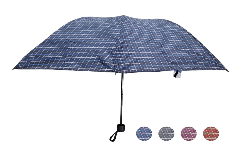 Deštník skládací - grids 53cm (100ks/krt)