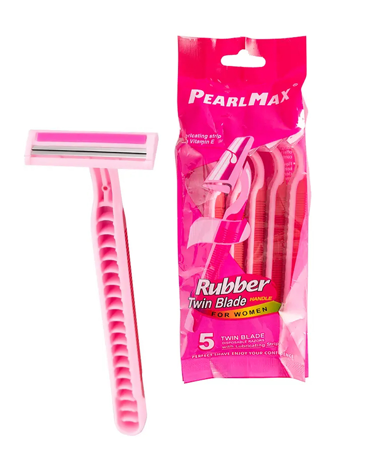 Žiletky PINK PEARLMAX 5ks fólie, 2 břity
 (40set/bal,400/krt)