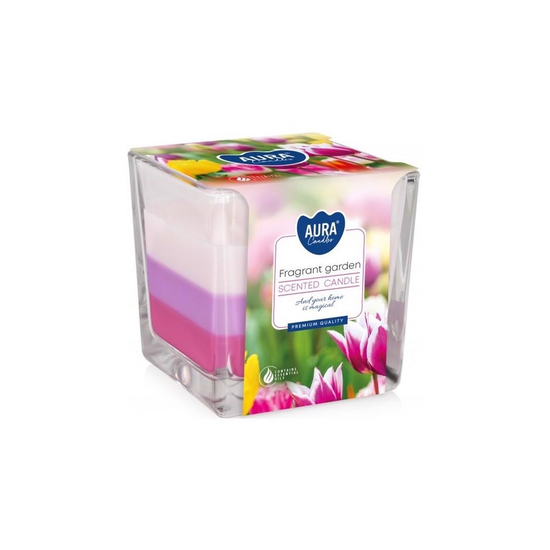 Bispol Svíčka ve skle 170g Fragrant garden (6ks/krt)