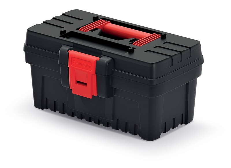 Plastový kufr na nářadí DARK 30 černý 26,9x17,7x15,5cm
