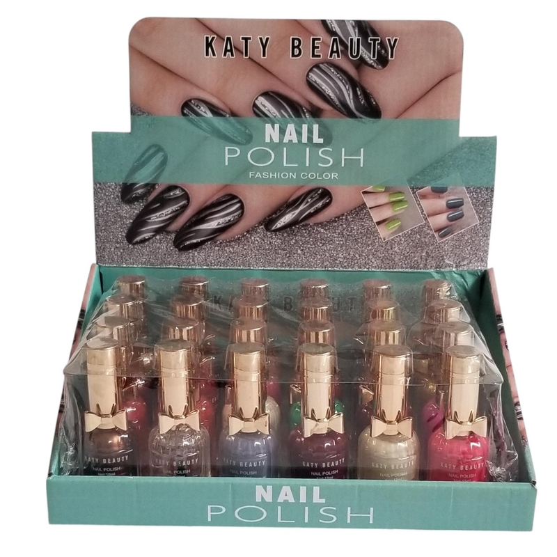 Lak na nehty KATY BEAUTY mix barev (24ks/bal)