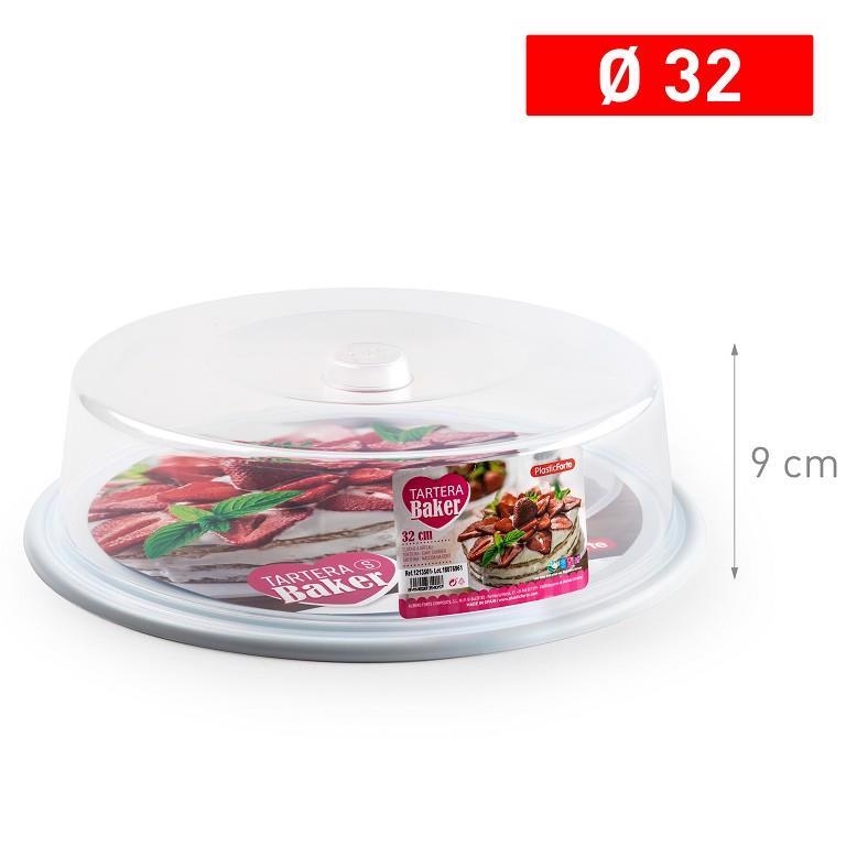 Plastic Forte Dóza na dort BAKER S 32cm Bílá (2ks/bal)