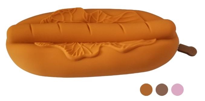 Penál - Hot dog silikon 20x7,5x4cm (12ks/bal, 144ks/krt)