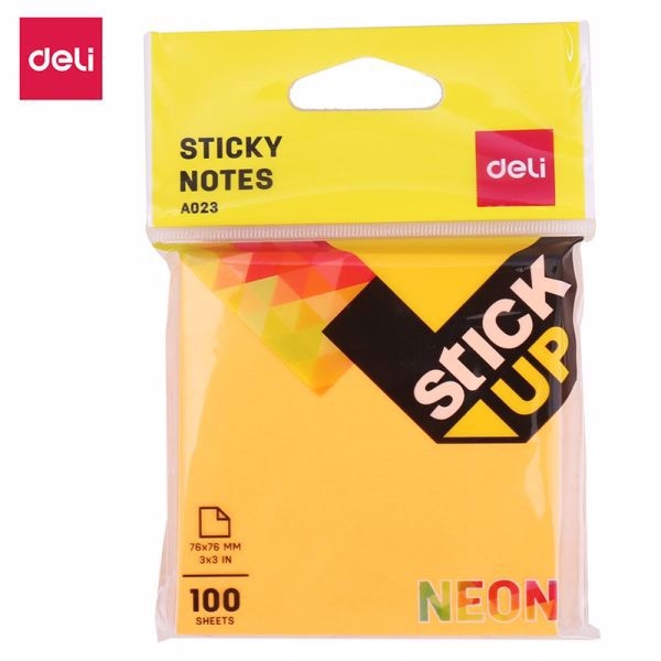 DELI Lepící bločky 76x76mm STICK UP EA02302 (12set/bal,216/krt)