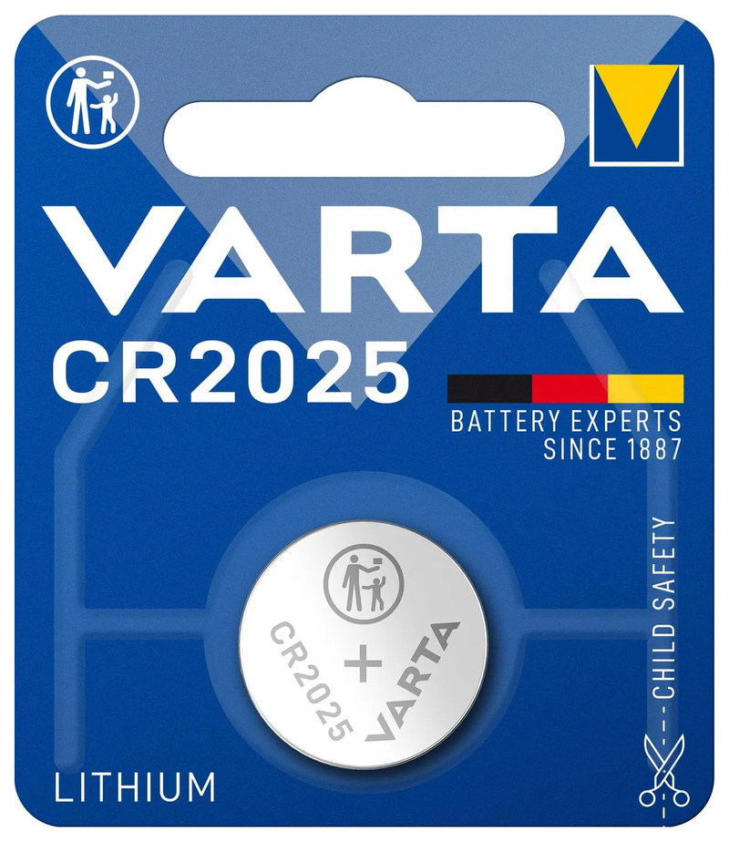 VARTA Knoflíková baterie CR2025 lithiová (10ks/bal)