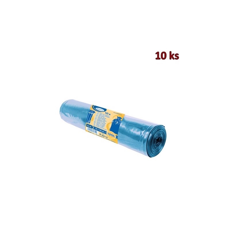 Pytel na odpadky (LDPE) modrý 70x110cm 120L (25rol/krt)