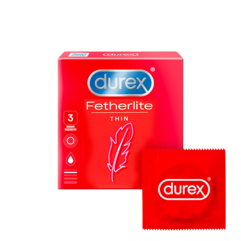 DUREX Kondomy 3ks FETHERLITE THIN (24ks/bal)