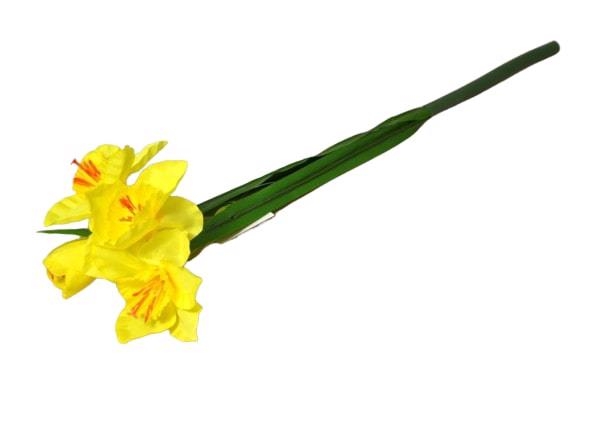 Narcis 4 květy 40cm žlutý 