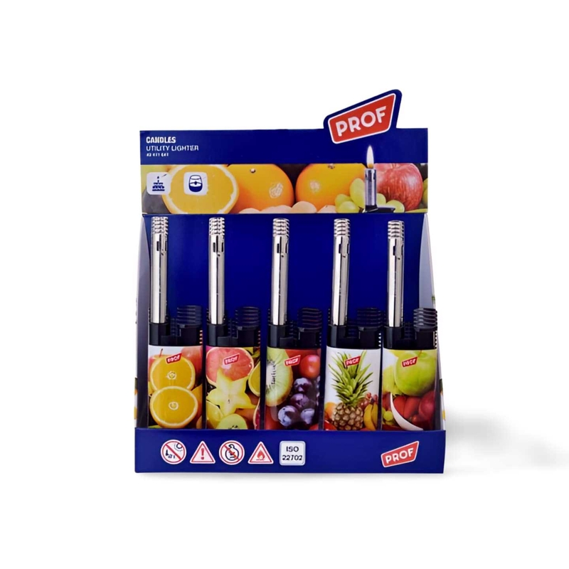 Zapalovače PROF Fruits Utility Lighter (25ks/bal)