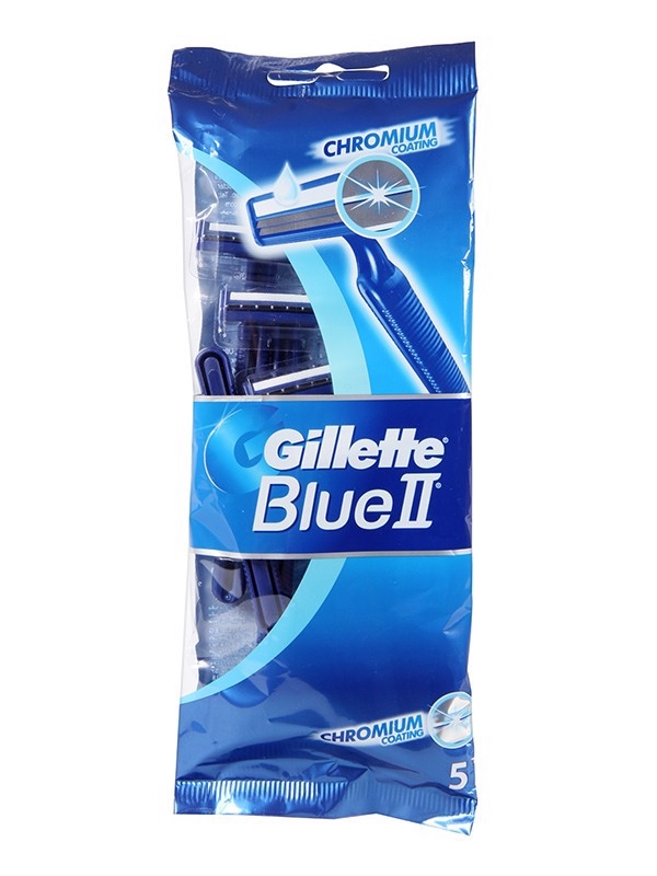 GILLETTE Blue II strojky 5ks sáček 