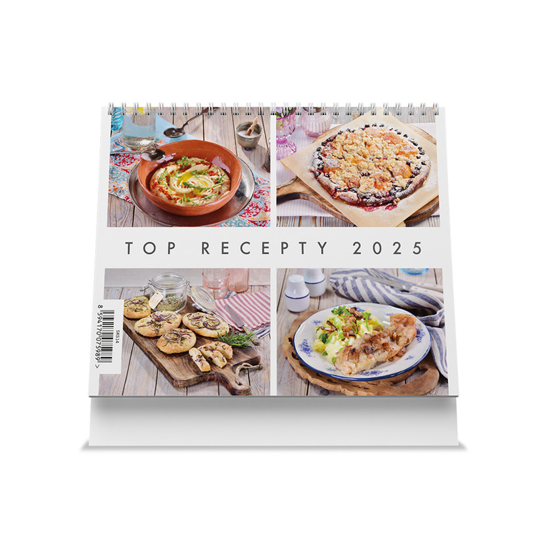 Stolní kalendář 2025 175x140mm - Top recepty (10ks/bal)