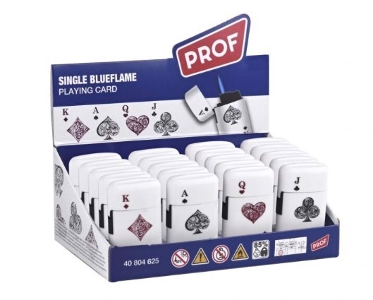 Zapalovače PROF JETFLAME - Playing Cards (20ks/bal,400ks/krt)