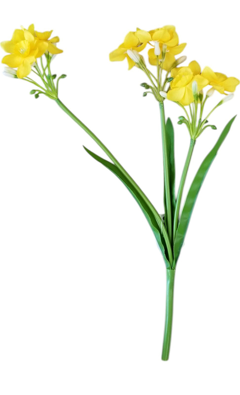 Narcis 9 výhonků 40cm žlutý