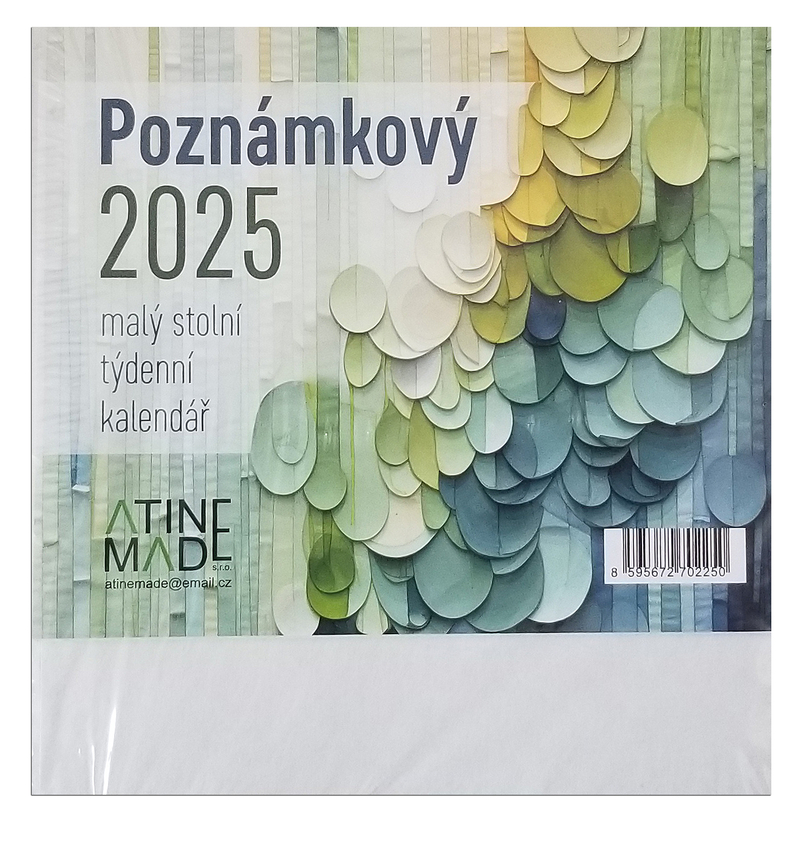 Stolní kalendář 2025 150x170mm - Poznámkový (10ks/bal)