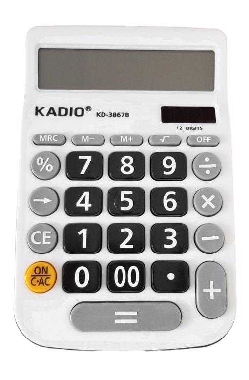 Elektronická kalkulačka KADIO KD-3867B (200ks/krt)